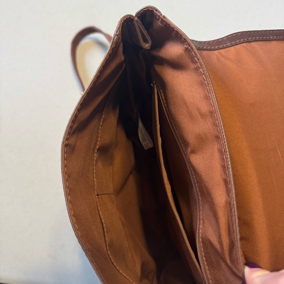 Fossil Tan Leather Backpack - Picture 4 of 5